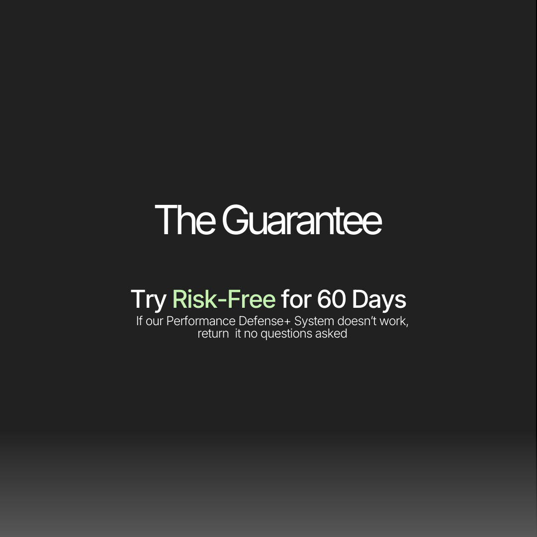 Text on a black background promoting a risk-free trial offer for 60 days.