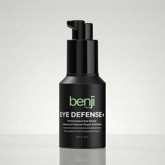 Benji Eye Defense+ performance eye serum bottle 