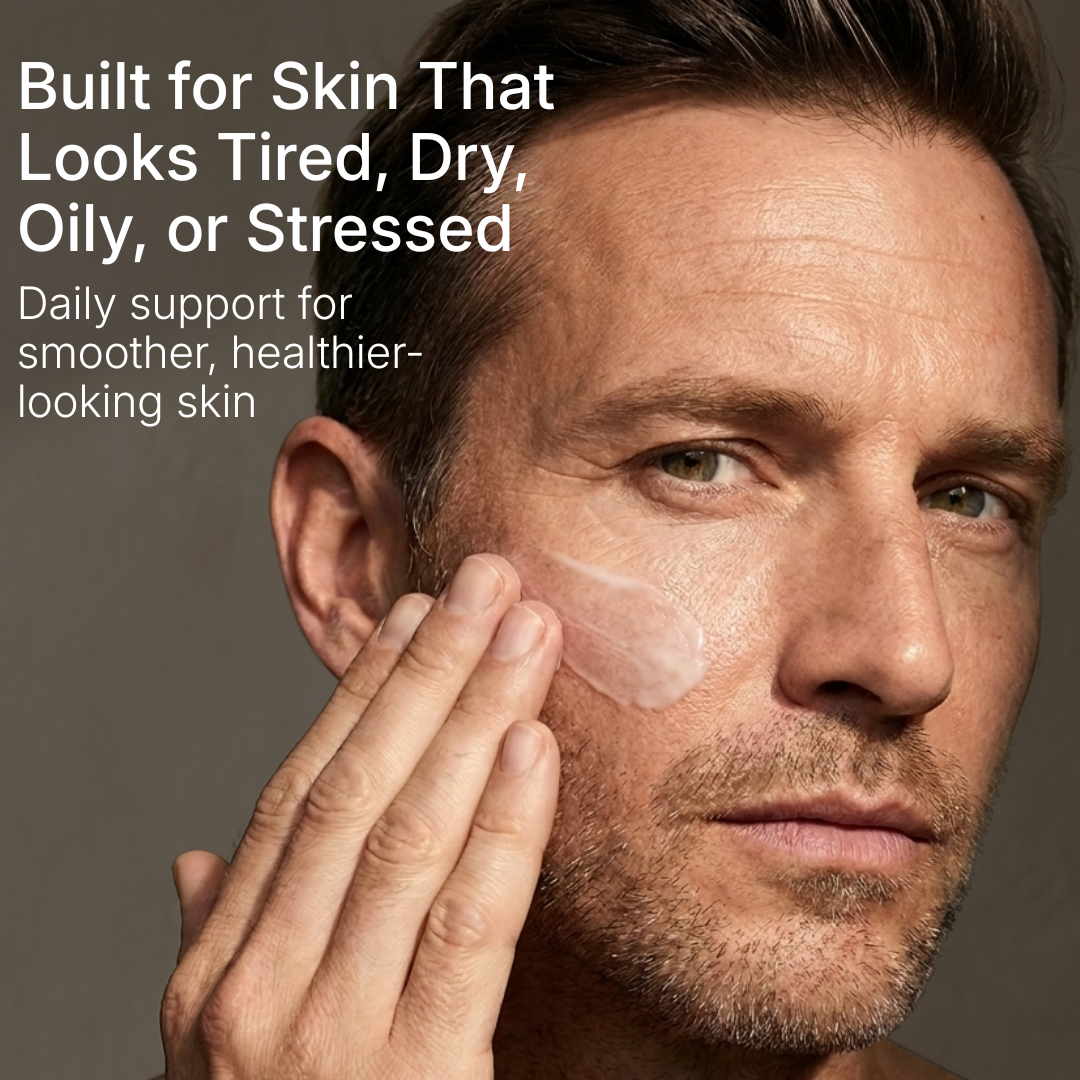 Less noticeable fine lines. Without the greasy trade-off